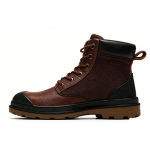 Zapatos de Seguridad Resistentes al Aceite con Puntera de Acero, Botas de Trabajo Antideslizantes, Calzado de Protección a Prueba de Pinchazos para Mecánicos de Garaje - Product Image 4