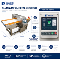 Détecteur de métaux à convoyeur en aluminium, machine de détection de métaux avec traitement numérique du signal (DSP), acier inoxydable 304