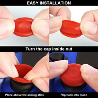 Capuchons de protection antidérapants en silicone pour joysticks de Switch, accessoires multicolores pour manettes de jeu Switch
