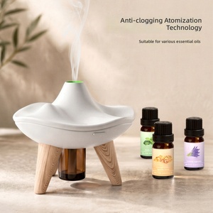 Nouvel Arrivage Mini Diffuseur d'Arômes Ultrasonique Sans Eau Silencieux à Piles avec Bâtonnets en Coton Microporeux pour Bureau - Product Image 1