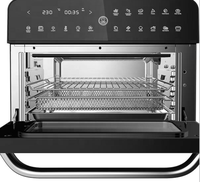 Friteuse à air électrique numérique, appareil de cuisine en acier inoxydable, 25l, grill, rôtissoire, combo