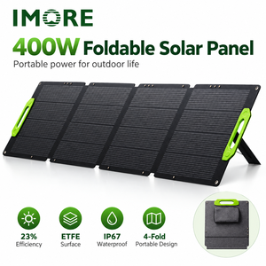 400W Travel <b>Solar</b> <b>Panel</b> 4 Fold Monocrystalline ETFE Design with MC4 for Hiking Camping and <b>Portable</b> Power Station Charging - Product Image 4