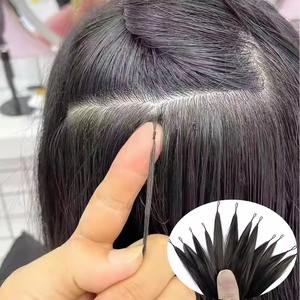 Extensiones de Cabello de Pluma, 100% Cabello Humano Remy, Liso y Sedoso, Color Natural, 200 Piezas/Lote para Mujeres - Product Image 1