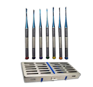 ชุดเครื่องมือทันตกรรมสำหรับผ่าตัดรากฟัน Blue Root Elevator PDL พร้อมถาดใส่เครื่องมือสำหรับใส่รากฟันเทียม - Product Image 1