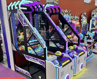 Machine de jeu à pièces Intérieur à pièces Amusement Rachat Écran de cristal Tir Street Hoop Jeu d'arcade