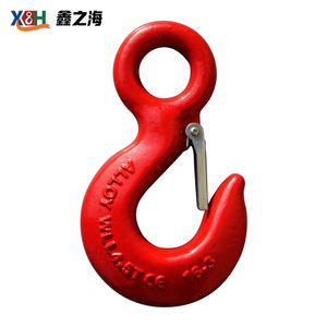 สลิงลวดสลิงโลหะ/ตะขอเกี่ยวแบบมีห่วงพร้อมตัวล็อคเพื่อความปลอดภัย/สายรอกสำหรับงานหนักสำหรับการยกและลากจูง - Product Image 5