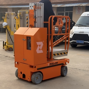 <span class=keywords><strong>Plateforme</strong></span> élévatrice électrique autopropulsée TERLION à mât unique en aluminium avec une hauteur de <span class=keywords><strong>plateforme</strong></span> maximale de 6 m pour les opérations de maintenance en entrepôt - Product Image 6