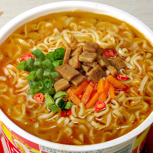 Tagliatelle istantanee in stile Hong Kong all'ingrosso facile da cucinare tazza istantanea Ramen migliore zuppa di ramen - Product Image 4