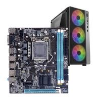Motherboard H61 LGA1155 M.2 NVME Mendukung 2XDDR3 RAM PCIE 16X untuk Kantor untuk Motherboard Gaming PUBG CF LOL