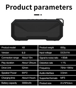 Altavoz Portátil <span class=keywords><strong>Flip</strong></span> 7 USB de Alta Calidad con Envío de 2-5 Días desde EE. UU., Resistente al Agua, con Bajos Potentes para Deportes al Aire Libre, <span class=keywords><strong>Boombox</strong></span> 7 - Product Image 3