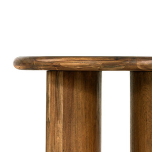 Table d'appoint en bois massif, table de chevet artisanale, mobilier contemporain pour salon, chambre, salle de séjour et bureau - Product Image 4