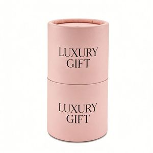 Ready Stock Waterproof Round Paper Tube Packaging <b>Box</b> for <b>Bottle</b> Rigid Paperboard with UV Coating for Product Presentation - Product Image 2