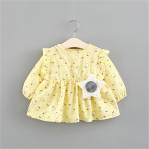 Robes décontractées en coton pour filles, idéales pour la danse, le sport, les occasions spéciales et semi-formelles, avec motifs floraux pour photos de bébés - Product Image 2