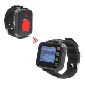 Tombol Pemanggil Pengasuh Nirkabel Pager-Watch Pager untuk Pemantauan Rumah/Lansia/Pasien/Sistem Peringatan Perawat Nirkabel Dinonaktifkan - Product Image 1