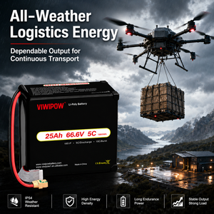 Batterie de drone semi-solide 18S 25000 mAh à cycle de vie long, haute densité, pour UAV à charge utile lourde, directement de l'usine - Product Image 6