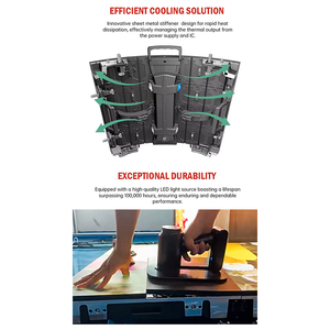 High quality flexible curved surface LED video <b>wall</b> panel P2.9 outdoor waterproof IP65 rental <b>screen</b>, provide 1 year warranty - Product Image 4