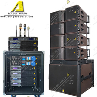 Système audio professionnel KR208 Dual 8" Active Line Array Speaker avec haut-parleur à aimant néodyme pour concerts, événements en plein air et contrôle DSP