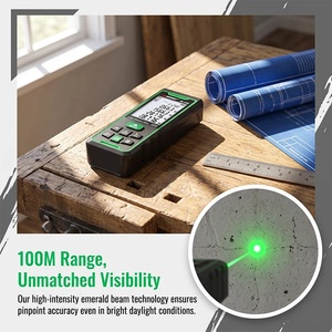Télémètre laser vert 50-100 m avec fonction d'angle électronique et fonctions de mesure multiples pour utilisation en extérieur - Product Image 2