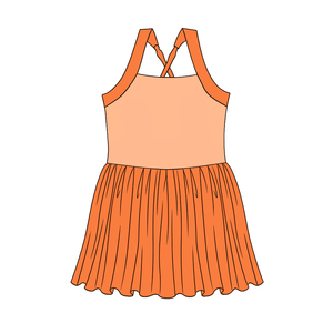 Pre-orden MOQ 5 Vestidos de yoga de tul de verano para niños, de seda de leche suave, de alta calidad, estilo boutique, para Halloween, venta al por mayor - Product Image 4