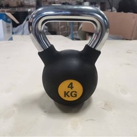 Pesa Rusa de Hierro Fundido Electrochapada con Revestimiento de Goma, Equipo de Levantamiento de Pesas para Gimnasio y Uso Doméstico