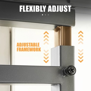 TIANYI 100KG Heavy Duty Aluminum Tall Pull Out <b>Pantry</b> Larder Unit Walnut Wood Shelves Soft Close <b>Kitchen</b> Cabinet Basket - Product Image 4