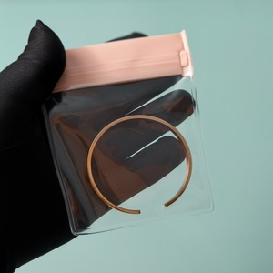 Emballage d'accessoires Sac en plastique EVA pour bijoux Emballage de bijoux givré réutilisable personnalisé Pochette à fermeture éclair - Product Image 3