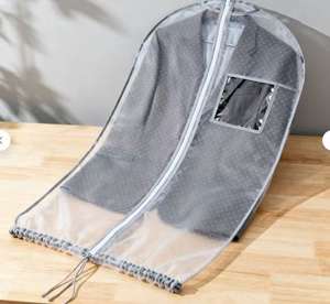 Housse anti-poussière non tissée pour vêtements suspendus robe de mariée costume manteau stockage garde-robe organisateur sac de vêtement - Product Image 3