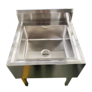 Fregadero de cocina de acero inoxidable comercial Victory, equipo de catering inox para hoteles, restaurantes, suministros para restaurantes de hoteles - Product Image 4