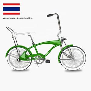 Vélos spéciaux <span class=keywords><strong>Lowrider</strong></span> Green Tracer 20 pouces en acier avec plateforme en nylon monobloc et pédalier en PP, vélo <span class=keywords><strong>Lowrider</strong></span> 20 pouces - Product Image 1