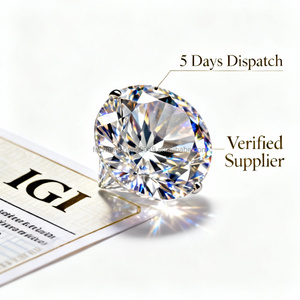 เพชรเม็ดเดี่ยวขนาด 0.5-3 กะรัต รับรองโดย IGI คุณภาพการเจียระไนแบบ Ideal Cut ขัดเงาอย่างดี ผลิตในห้องปฏิบัติการ ระดับความสะอาด VVS1 VVS2 VS1 ขนาด 0.5/1.0/1.5/2.0/2.5/3.0 กะรัต - Product Image 1