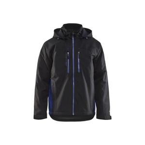 BLAKLADER - 489019779985XXXL Chaqueta de concha ligera forrada Negro/Azul aciano-EAN 7330509436332 CHAQUETAS DE TRABAJO - Product Image 1