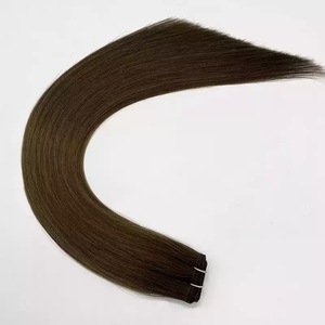 Extensions de cheveux Jasmine Beauty à trame plate pour salon, cheveux humains doublement étirés, 100% Remy vierges, couleur naturelle, vente en gros - Product Image 3