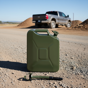 Bidón de Combustible de Acero Verde de 5 Galones con Boquilla Flexible para Autos, Camiones y Uso Industrial, Modelo D0100XUKX6A - Product Image 2