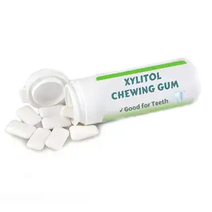 xylitol strong peppermint tube pack cheap chewing gum