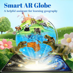 360 độ xoay Máy tính để bàn đồ chơi Thế giới toàn cầu màu xanh hành chính toàn cầu cho bàn trang trí cậu bé trẻ em Quà Tặng công cụ giáo dục - Product Image 6