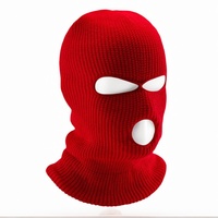 Masque de ski d'hiver à 3 trous, bonnet à capuche, masque tactique