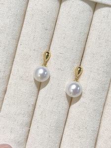 UM Jewelry 925 Sliver Wholesale Natural Pearl Fashionable Versatile Earrings For Unisex/Men/Women Daily Gift - Product Image 3
