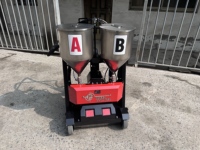 Máquina selladora de juntas de hormigón JS-S2 110V/220V 1.1KW, bomba de poliurea para proyectos de preparación de hormigón sin juntas con resina epoxi