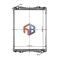 Radiador de Aluminio para Camiones y Automóviles de Servicio Pesado OEM 1491710/1784615/67259A para la Serie P/Autobús, Proveedores de Radiadores de Refrigeración por Agua