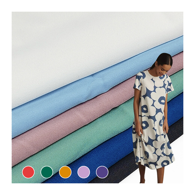 Breathable Spandex Fabric 4 Way Stretch Material, Solid Polyester Four Way Stretch Fabric for Underwear/