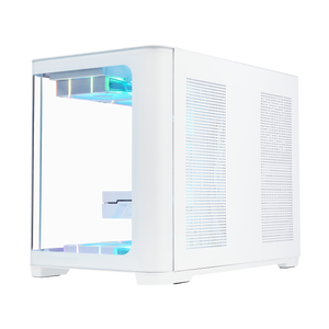 SAMA 2851M नया डिज़ाइन गेमिंग पीसी केस माइक्रो पीसी केस डेस्कटॉप कंप्यूटर केस OEM टेम्पर्ड ग्लास पीसी गेमिंग कैबिनेट - Product Image 6