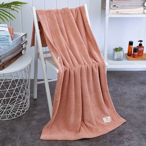 Lot de serviettes de bain en microfibre polaire corail pour adultes, vente en gros du fabricant, couleur unie classique, épaisses, douces, haute absorption, séchage rapide - Product Image 3