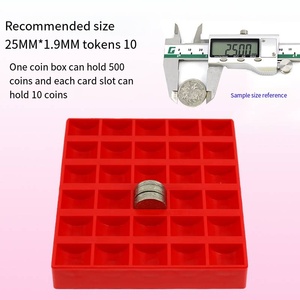 Jeton de jeu de comptage en plastique épaissi 300 boîte de rangement de pièces à vendre - Product Image 4
