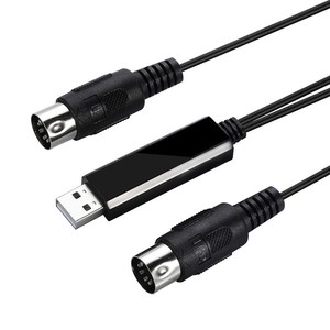 สาย USB เป็น MIDI 5 พินสำหรับไอแพดอิเล็กทรอนิกส์เปียโนอุปกรณ์เสริมสำหรับการแต่งเพลง - Product Image 2