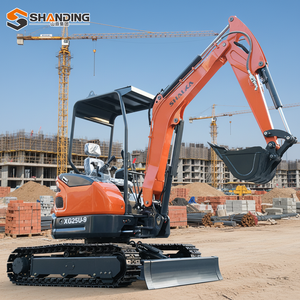 Mini-excavatrice sur chenilles diesel 2,45 tonnes avec moteur Yanmar et commande hydraulique, certifiée CE EPA, prix réel, livraison gratuite - Product Image 3
