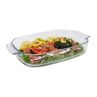 Haute borosilicate plat de cuisson au four résistant à la chaleur de cuisson