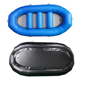 Chất Lượng Hàng Đầu PVC/Hypalon Inflatable Nước Trắng Bè Thuyền Đánh Cá Whitewater Sông I-beam Tầng Tự Baling Chèo Bè