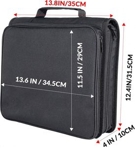 Free Sample BSCI <b>3</b>" D-<b>ring</b> Zipper <b>Binder</b> with 700+ Sheets Capacity, Zip up <b>Binder</b> with Handle for School, Zip <b>Binder</b> Bag - Product Image 4