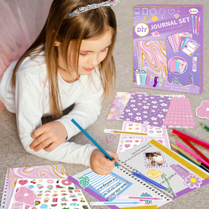 Set di Articoli per Scrapbooking Fai-da-Te, Agenda Giornaliera, Diario, Organizer, Adesivi, Clip, Timbri e Pennarelli per Principianti, <span class=keywords><strong>Donne</strong></span> e Ragazze - Product Image 4