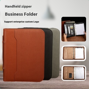 Bán buôn đa chức năng A4 thư mục quản lý bán hàng tài liệu Hợp Đồng Cặp tài liệu với dây kéo kinh doanh cuốn sách cầm tay trường hợp - Product Image 5